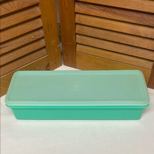 Vintage Tupperware Green Food Storage Container